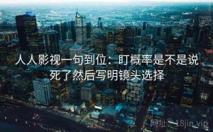 人人影视一句到位：盯概率是不是说死了然后写明镜头选择